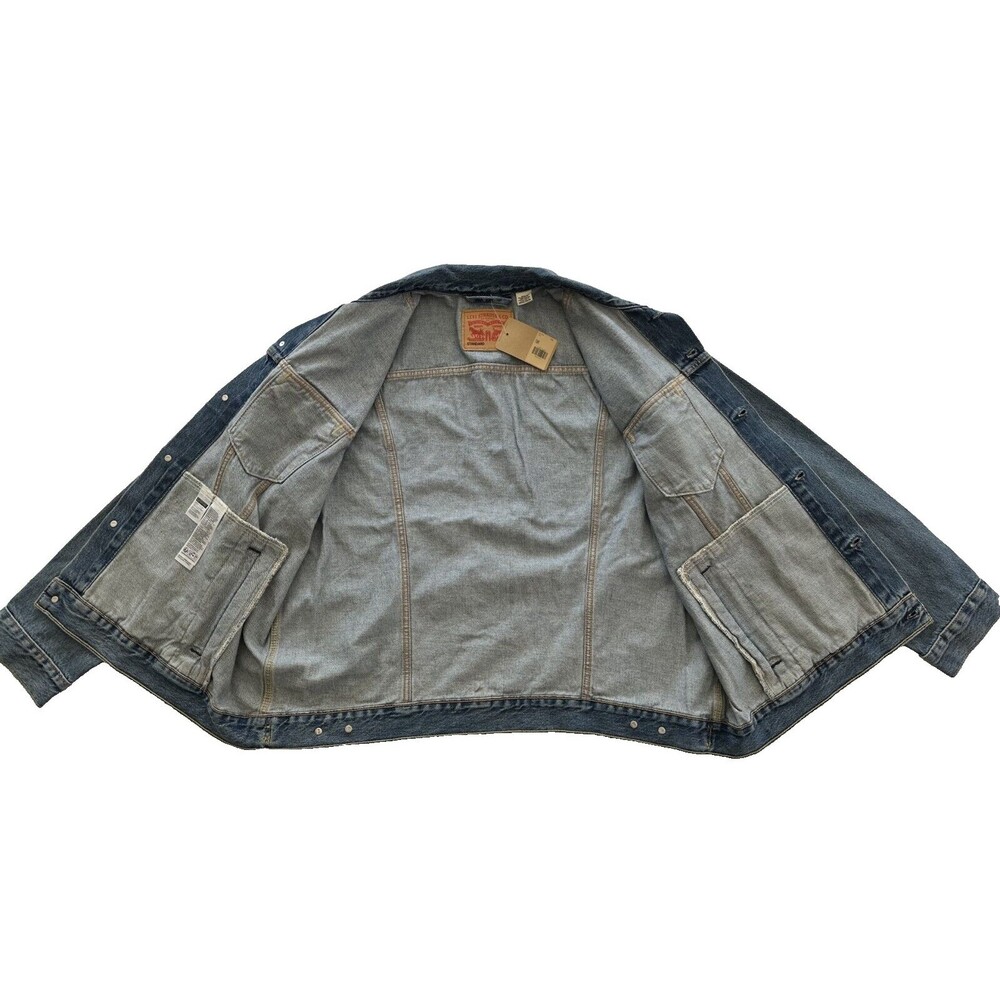 Levi's Men's Regular-Fit Classic Denim Jean Trucker Jacket Size XXL 2XL - NWT - Picture 3 of 7